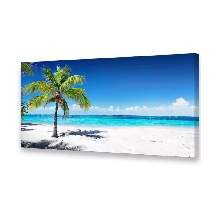Ocean wave coastal canvas painting