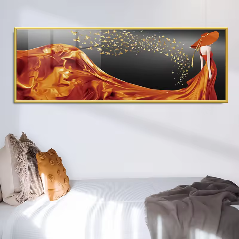 Contemporary figurative portrait wall art
