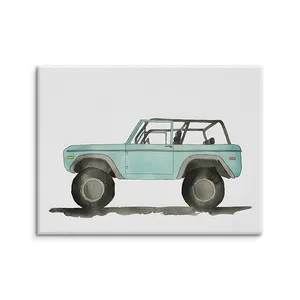 Nordic sports car canvas art