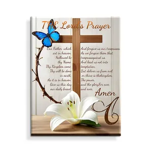 Christian faith canvas wall art