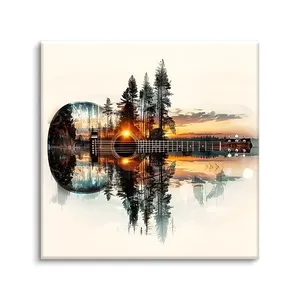 Modern abstract canvas painting